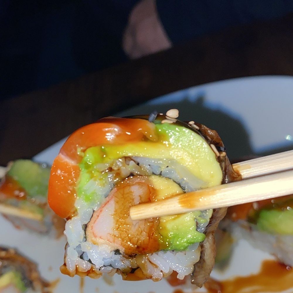 Fuji East Japanese Bistro - Black Dragon Roll - Sushi Bars Near Me - New York, New York Fuji East Japanese Bistro - Black Dragon Roll - Sushi Bars Near Me - New York, New York