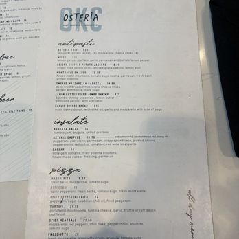 Osteria - Desserts Near Me - Oklahoma City, Oklahoma