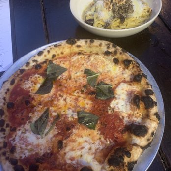 In Riva - Margarita pizza and bucatini - Italian Near Me - Philadelphia, Pennsylvania