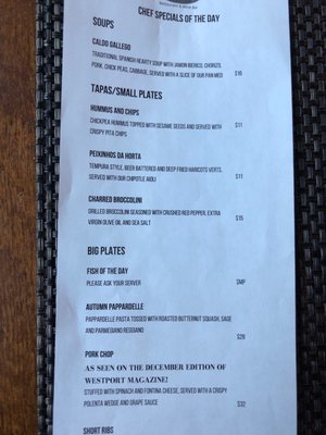 Menu photo 4 Basso Restaurant & Wine Bar Westport, CT Menu photo 4 Basso Restaurant & Wine Bar Westport, CT