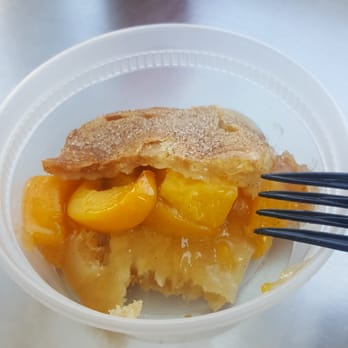 Off the Bone Barbeque - The best peach cobbler - Barbeque Near Me - Dallas, Texas