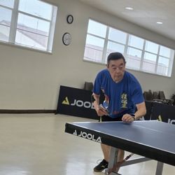 Two rooms for table tennis.