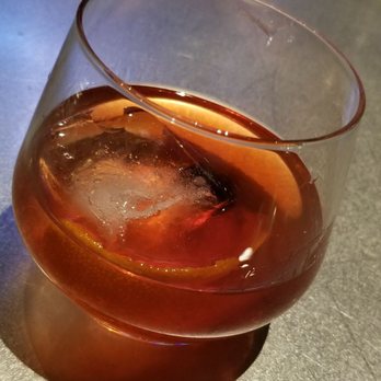 Yard House - BOLD FASHIONED: bulleit rye, orange liqueur, hickory smoked black cherry syrup, orange bitters, smoked black cherry ($7.95 HH) - New American Near Me - Sacramento, California