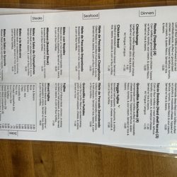 Menu back