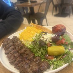 Beef kebab koobideh plate Beef kebab koobideh plate