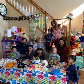 Kiran Childcare & Learning Center - Kiranji with all the kids celebrating my sons second birthday - Child Care & Day Care Near Me - Milpitas, California Kiran Childcare & Learning Center - Kiranji with all the kids celebrating my sons second birthday - Child Care & Day Care Near Me - Milpitas, California