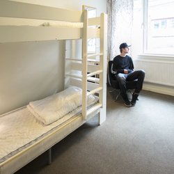 Slottsskogens Hostel - Våningssäng i ett av våra 3-bäddsrum