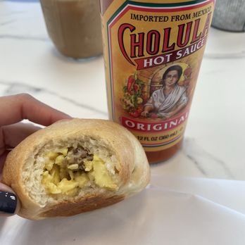 Kolache cafe - Sausage egg and cheese - Czech Near Me - Mesa, Arizona
