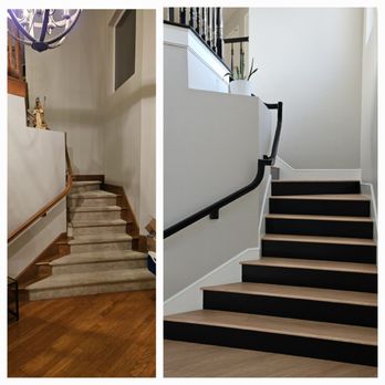 Daniel’s Flooring - Our second time using Daniel's Flooring! New and improved staircase! - Flooring Near Me