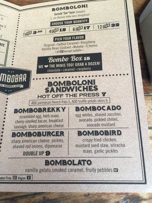 Menu photo 6 BomboBar Chicago, IL