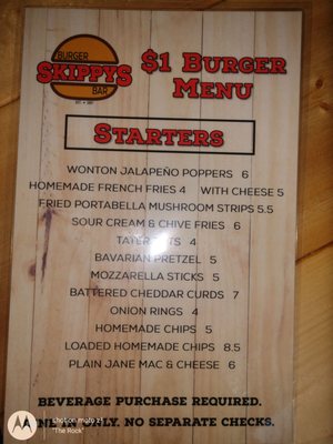 Menu photo 2 Skippy's Burger Bar Thiensville, WI