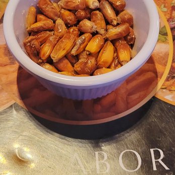 Sabor A Peru - Corn Kernel Snack (09/17/25). @RestaurantSaborAPeru #JerseyCity @InTheJCHeights #PeruvianFood - Peruvian Near Me - Jersey City, New Jersey