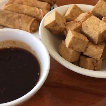 Nam Van Noodle Cafe - Fried tofu (spicy) with peanut dipping sauce. - Vietnamese Near Me - Sparks, Nevada Nam Van Noodle Cafe - Fried tofu (spicy) with peanut dipping sauce. - Vietnamese Near Me - Sparks, Nevada