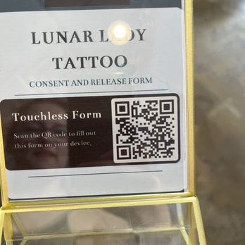 Lunar Lady Tattoo - Consent form - Tattoo Near Me - Knoxville, Tennessee