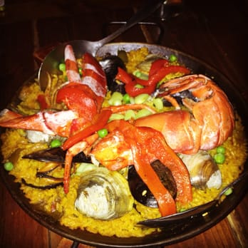Manolo Tapas - Spicy marinera paella. Was cooked and seasoned perfectly but the lobster was over cooked! 4/5 - Tapas Bars Near Me - New York, New York Manolo Tapas - Spicy marinera paella. Was cooked and seasoned perfectly but the lobster was over cooked! 4/5 - Tapas Bars Near Me - New York, New York