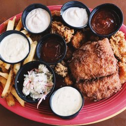 Peg Leg Pete's - Seafood platter (ask for a side of dill sauce...omg)