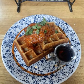 Tupelo Honey - Spicy chicken and waffles - New American Near Me - Lenexa, Kansas