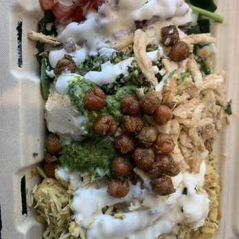 Hummus Way - Lemon turmeric Chicken Shawarma bowl - Mediterranean Near Me - Orange, California Hummus Way - Lemon turmeric Chicken Shawarma bowl - Mediterranean Near Me - Orange, California