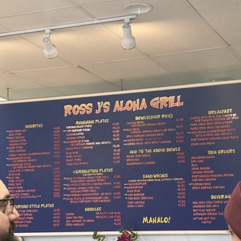 Ross J's Aloha Grill - Hawaiian Near Me - Henderson, Nevada