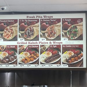 zankou chicken menu calories