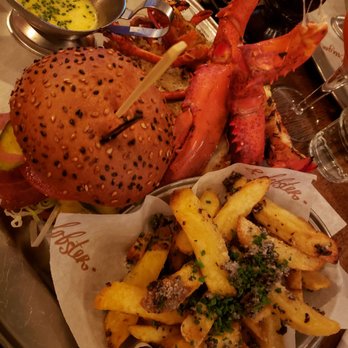 Burger & Lobster - Burger and lobster with truffle fries!!! - Seafood Near Me - London, XGL