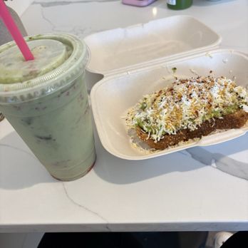 Succo Cold-Pressed - Strawberry Matcha  and Egg & Avo Toast - Juice Bars & Smoothies Near Me - Santa Rosa, California