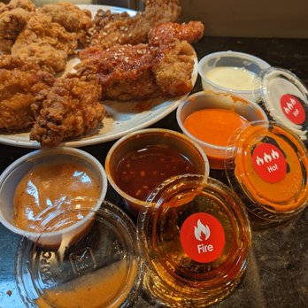 Sweet Radish - Chicken and sauces. So good. - Korean Near Me - Everett, Washington Sweet Radish - Chicken and sauces. So good. - Korean Near Me - Everett, Washington