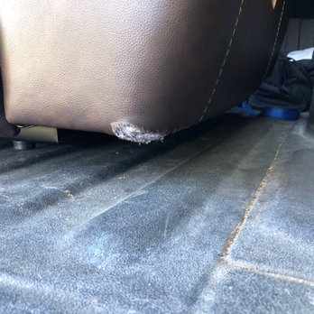 Ashley Store - Condition when loaded onto pickup truck. - Furniture Stores Near Me - Farmingdale, New York