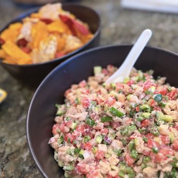 The Malibu Chef - Yellotail Pico de gio with vegi chips. Fantastic! - Caterers Near Me The Malibu Chef - Yellotail Pico de gio with vegi chips. Fantastic! - Caterers Near Me