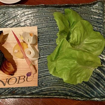 Nobu Miami - Black Cod Butter Lettuce (2 pieces) - Asian Fusion Near Me - Miami Beach, Florida