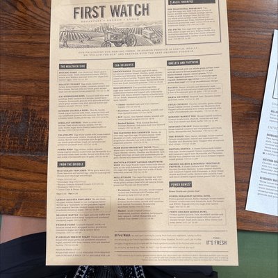 Menu photo 5 First Watch N Osage Beach, MO