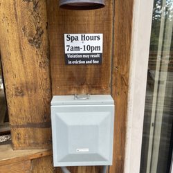 Bear Valley Printing - This is our spa sign that was required by the City of Big Bear Lake.