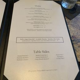 Menu Menu