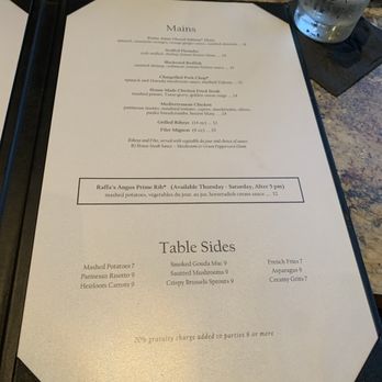 Raffa's Waterfront Grill - Menu - New American Near Me - Kingwood, Texas Raffa's Waterfront Grill - Menu - New American Near Me - Kingwood, Texas
