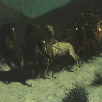 Sid Richardson Museum - A Taint On The WInd, by Frederic Remington is haunting, especially in the gallery, when you stare at it long enough. Go see it. - Art Museums Near Me - Fort Worth, Texas