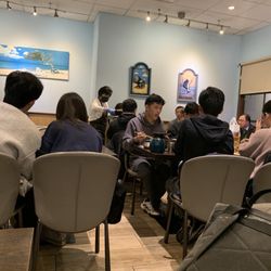 Blue Sky Café - Small, sparse, busy restaurant