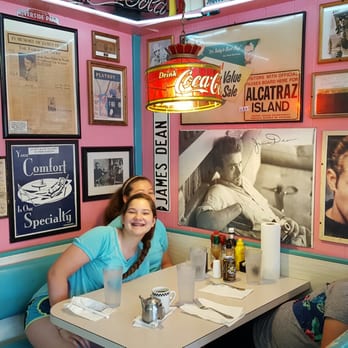 Rock-Cola 50's Cafe - Everyone is having fun during our little dining adventure! - Breakfast & Brunch Near Me - Indianapolis, Indiana