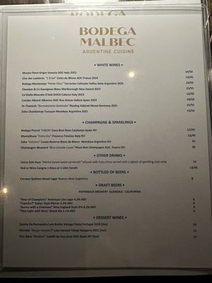 Menu photo 4 Bodega Malbec Toluca Lake, CA Menu photo 4 Bodega Malbec Toluca Lake, CA