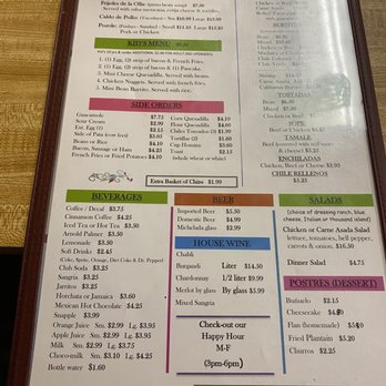 La Casa De Oro - Full menu and prices...yikes! - Mexican Near Me - National City, California La Casa De Oro - Full menu and prices...yikes! - Mexican Near Me - National City, California
