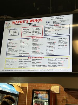 Menu photo 7 Wayne's Wings San Antonio, TX Menu photo 7 Wayne's Wings San Antonio, TX