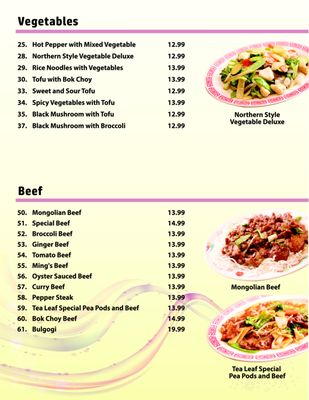 Menu photo 4 Tea Leaf 2 Lacey, WA