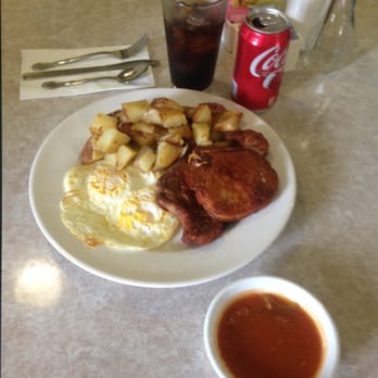 The Reyn - Pork Chops, Eggs and Potatoes for breakfast. My new favorite meal ! - American Near Me - Pasadena, California The Reyn - Pork Chops, Eggs and Potatoes for breakfast. My new favorite meal ! - American Near Me - Pasadena, California