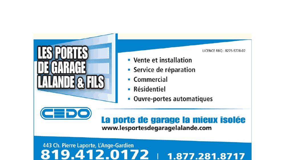 LES PORTES DE GARAGE LALANDE ET FILS Updated September 2024 443