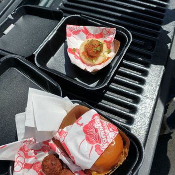 Okamoto Kitchen - Katsu chicken sandwich, croquettes and sushi tower - Food Trucks Near Me - Los Angeles, California Okamoto Kitchen - Katsu chicken sandwich, croquettes and sushi tower - Food Trucks Near Me - Los Angeles, California