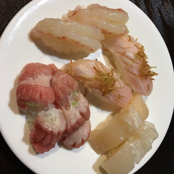 Umami - Amaebi, hamachi belly, scallop, otoro - Japanese Near Me - Bellevue, Nebraska Umami - Amaebi, hamachi belly, scallop, otoro - Japanese Near Me - Bellevue, Nebraska
