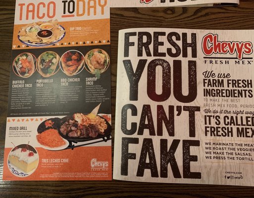 Menu photo 4 Chevys Fresh Mex Linden, NJ
