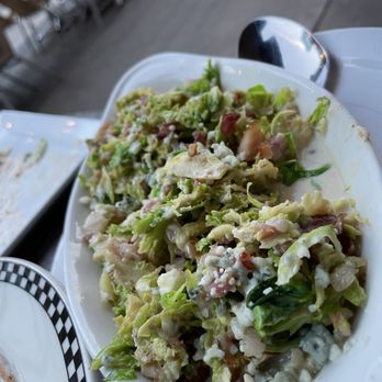 The News Room - Brusse Shaved Brussels Sprouts- blue cheese is perfect! There's a lovely smokiness to the bacon (and it's thick, GOOD bacon. - New American Near Me - Minneapolis, Minnesota The News Room - Brusse Shaved Brussels Sprouts- blue cheese is perfect! There's a lovely smokiness to the bacon (and it's thick, GOOD bacon. - New American Near Me - Minneapolis, Minnesota