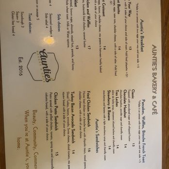 Aunties Bakery & Cafe - Current menu - Bakeries Near Me - Whittier, California Aunties Bakery & Cafe - Current menu - Bakeries Near Me - Whittier, California