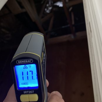 Your Energy Solutions - Attic ceiling temperature at the fan location - Solar Installation Near Me - Livermore, California Your Energy Solutions - Attic ceiling temperature at the fan location - Solar Installation Near Me - Livermore, California
