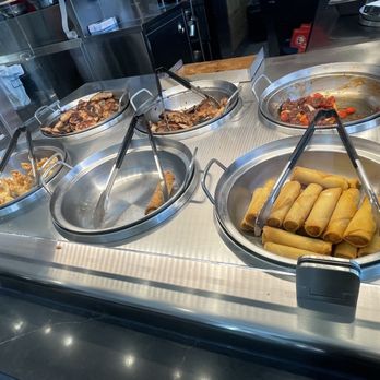 Panda Express - Front middle is the solo chicken egg roll I had to have! - Chinese Near Me - El Segundo, California